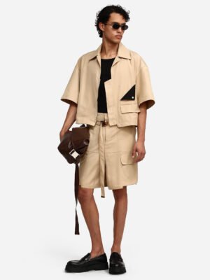 Block Shorts Brown