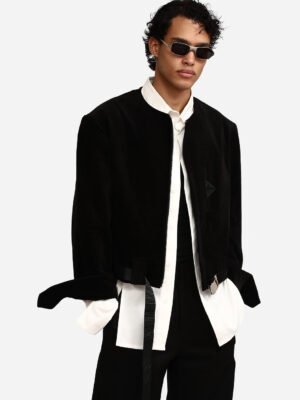 Alternative view of Double Jacket Velvet Black