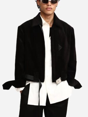 Double Jacket Velvet Black
