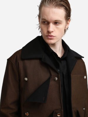 Alternative view of Fold Jacket Brown