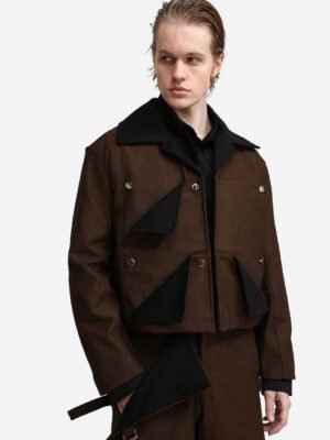 Fold Jacket Brown