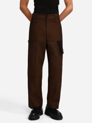 Alternative view of Fold Pants Brown