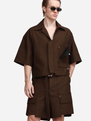 Fold Shirt Brown
