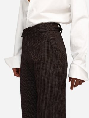 Alternative view of Fraque Jacquard Pants Brown