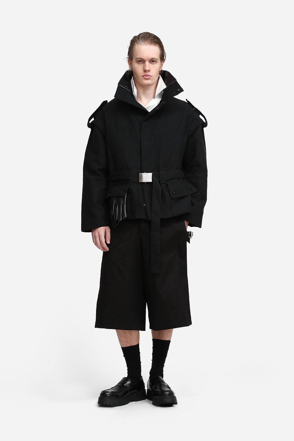 Lego Leather Parka Black