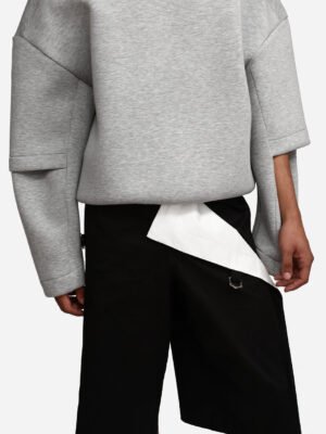 Alternative view of Neoprene Hoddie Gray