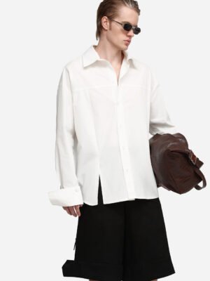Slit Shirt Off