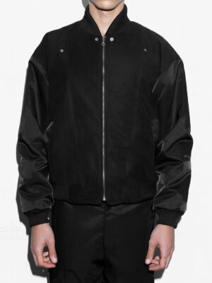 Alternative view of Zip Bomber Jacket Black