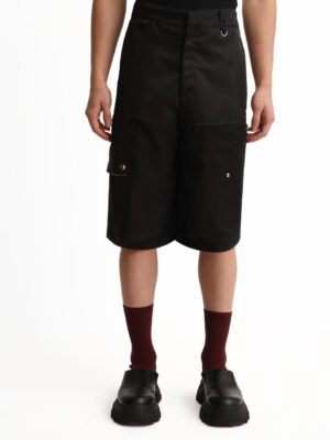 Alternative view of Zip Long Shorts Black